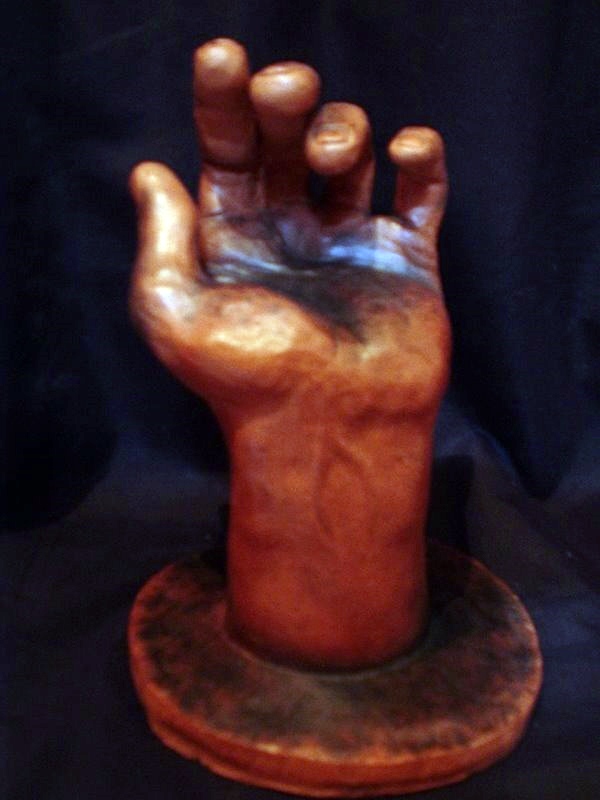 Escultura Argila - Mão