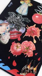 Quadro Decorativo (Colagem) – Impacto ou intacto – Série “Mera felicidade” 2